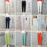 綿麻パンツ ストレートパンツ レディース | ANGELCLOSET | 詳細画像2