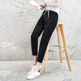 綿麻パンツ ストレートパンツ レディース | ANGELCLOSET | 詳細画像4