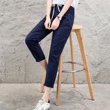 綿麻パンツ ストレートパンツ レディース | ANGELCLOSET | 詳細画像6