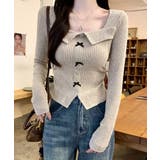 リブニットプルオーバーレディース セクシーニットカットソー フロントスリットニッ… | SUNSHINE CLOSET | 詳細画像13 