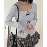 リブニットプルオーバーレディース セクシーニットカットソー フロントスリットニッ… | SUNSHINE CLOSET | 詳細画像18 