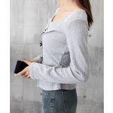 リブニットプルオーバーレディース セクシーニットカットソー フロントスリットニッ… | SUNSHINE CLOSET | 詳細画像30 