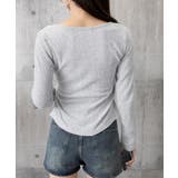 リブニットプルオーバーレディース セクシーニットカットソー フロントスリットニッ… | SUNSHINE CLOSET | 詳細画像31 