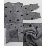 クルーネックカーディガン 前開きニットトップス 水玉柄長袖ニットゆったり | SUNSHINE CLOSET | 詳細画像25 