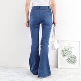 デニム フレアパンツ 裾フリンジ 美脚 | SUNSHINE CLOSET | 詳細画像13 