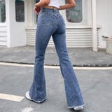 デニム フレアパンツ 裾フリンジ 美脚 | SUNSHINE CLOSET | 詳細画像8 