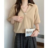 Vネックポロ襟カットソー レディース夏服 | SUNSHINE CLOSET | 詳細画像14 