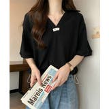Vネックポロ襟カットソー レディース夏服 | SUNSHINE CLOSET | 詳細画像7 