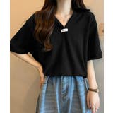 Vネックポロ襟カットソー レディース夏服 | SUNSHINE CLOSET | 詳細画像8 