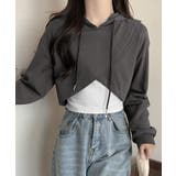 クロップド丈パーカー キャミソールセット | SUNSHINE CLOSET | 詳細画像11 