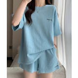 レディース ワッフル部屋着2点セット 体型カバー夏服着やせ | SUNSHINE CLOSET | 詳細画像12 