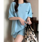 レディース ワッフル部屋着2点セット 体型カバー夏服着やせ | SUNSHINE CLOSET | 詳細画像13 