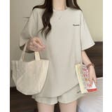 レディース ワッフル部屋着2点セット 体型カバー夏服着やせ | SUNSHINE CLOSET | 詳細画像3 