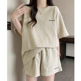 レディース ワッフル部屋着2点セット 体型カバー夏服着やせ | SUNSHINE CLOSET | 詳細画像4 