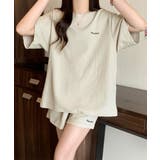 レディース ワッフル部屋着2点セット 体型カバー夏服着やせ | SUNSHINE CLOSET | 詳細画像5 