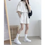 レディース カジュアスウェットセット 体型カバー着やせ | SUNSHINE CLOSET | 詳細画像4 