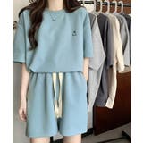 ゆったり半袖トップス ショートパンツ上下セット リラックスルームウェア | SUNSHINE CLOSET | 詳細画像17
