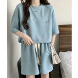 ゆったり半袖トップス ショートパンツ上下セット リラックスルームウェア | SUNSHINE CLOSET | 詳細画像20