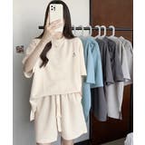 ゆったり半袖トップス ショートパンツ上下セット リラックスルームウェア | SUNSHINE CLOSET | 詳細画像6