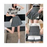 ボックスプリーツスカート ミニスカート黒 | SUNSHINE CLOSET | 詳細画像4 