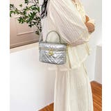 キルティング バニティバッグ 斜めがけ鞄 | SUNSHINE CLOSET | 詳細画像2