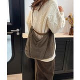 もこもこトートバッグエコファー秋冬バッグ | SUNSHINE CLOSET | 詳細画像14