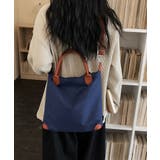 4way バイカラー手提げバッグA4収納 おしゃれ軽量ショルダーバッグ大人カジュ… | SUNSHINE CLOSET | 詳細画像15
