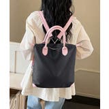 4way バイカラー手提げバッグA4収納 おしゃれ軽量ショルダーバッグ大人カジュ… | SUNSHINE CLOSET | 詳細画像3