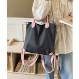 4way バイカラー手提げバッグA4収納 おしゃれ軽量ショルダーバッグ大人カジュ… | SUNSHINE CLOSET | 詳細画像4