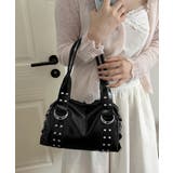 ヴィンテージライク大容量ショルダーバッグレディースハンドバッグ モード合皮かばん… | SUNSHINE CLOSET | 詳細画像1 