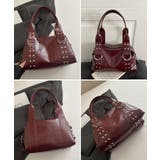 ヴィンテージライク大容量ショルダーバッグレディースハンドバッグ モード合皮かばん… | SUNSHINE CLOSET | 詳細画像18 