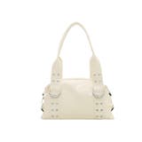 ヴィンテージライク大容量ショルダーバッグレディースハンドバッグ モード合皮かばん… | SUNSHINE CLOSET | 詳細画像21 