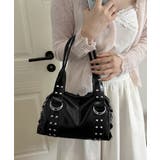 ヴィンテージライク大容量ショルダーバッグレディースハンドバッグ モード合皮かばん… | SUNSHINE CLOSET | 詳細画像3 
