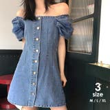 ミニ デニムワンピース レディース | ANGELCLOSET | 詳細画像1