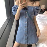 ミニ デニムワンピース レディース | ANGELCLOSET | 詳細画像2