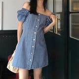 ミニ デニムワンピース レディース | ANGELCLOSET | 詳細画像4