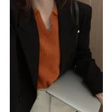 スキッパーニット韓国風リブニットトップス | SUNSHINE CLOSET | 詳細画像13 