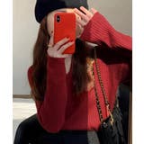 スキッパーニット韓国風リブニットトップス | SUNSHINE CLOSET | 詳細画像18 