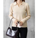 スキッパーニット韓国風リブニットトップス | SUNSHINE CLOSET | 詳細画像22 