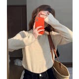 スキッパーニット韓国風リブニットトップス | SUNSHINE CLOSET | 詳細画像5 