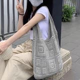 ニットバッグ クロシェ編み トートバッグ | SUNSHINE CLOSET | 詳細画像9 