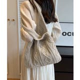 ニットバッグ 韓国 トートバッグ 大容量 | SUNSHINE CLOSET | 詳細画像1 
