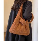 ニットバッグ 韓国 トートバッグ 大容量 | SUNSHINE CLOSET | 詳細画像16 