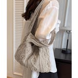 ニットバッグ 韓国 トートバッグ 大容量 | SUNSHINE CLOSET | 詳細画像3 