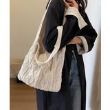 ニットバッグ 韓国 トートバッグ 大容量 | SUNSHINE CLOSET | 詳細画像6 