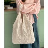 ニットバッグ 韓国 トートバッグ 大容量 | SUNSHINE CLOSET | 詳細画像8 