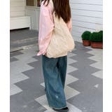 ニットバッグ 韓国 トートバッグ 大容量 | SUNSHINE CLOSET | 詳細画像9 