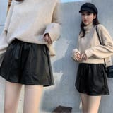 フェイクレザー ショートパンツ レディース | ANGELCLOSET | 詳細画像3 