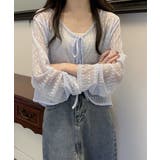 ショート丈トップス レディース フロントリボン | SUNSHINE CLOSET | 詳細画像5