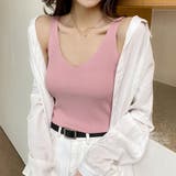 タンクトップ Vネック サマーニット | ANGELCLOSET | 詳細画像7